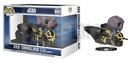 MANDALORIAN & GROGU - POP Ride DLX N° 838 - Zeb Orrelios