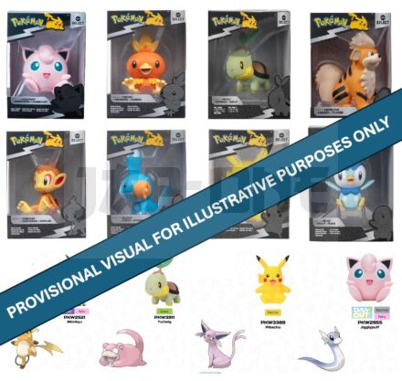 Pokemon - Figure Pack (Vinyl Figure 4" Assortment 4 Pcs)