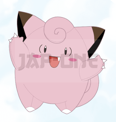 Pokemon - Valentines Mélofée - Peluche 20Cm