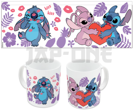 Stitch & Angel - Love - Mug Céramique 325Ml