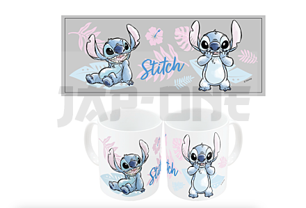 Stitch - Watercolor - Mug Céramique 325Ml