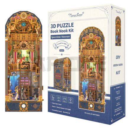 BOOK NOOK KIT - DIY- Musée de l'espace-temps - 279pcs + LED Light