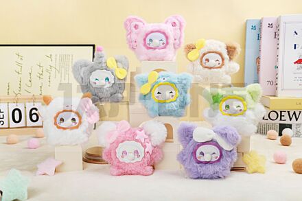 Yanchuang - Zoo Bubble Puff Stress Relief Plush Blind Box (6Pcs) - 9Cm