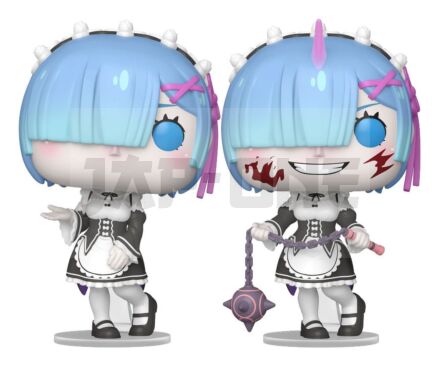 Re:ZERO assortiment POP! Animation Vinyl figurine Rem w/CH 9 cm (6)