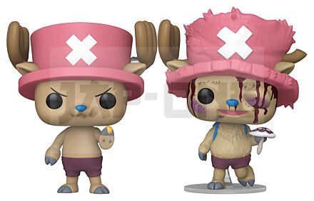 One Piece assortiment POP! Animation Vinyl figurines Chopper w/Chase 9 cm (6)