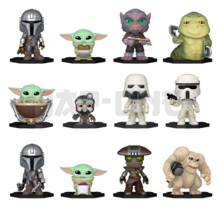 Star Wars Présentoir Mystery Minis Figurines The Mandalorian And Grogu Series 2 5 Cm (12)