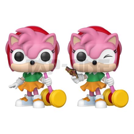 Sonic - The Hedgehog assortiment POP! Games Vinyl figurines Amy Rose with Piko Hammer with Chase 9 cm (6)