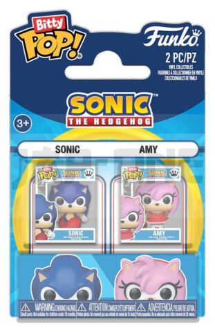 Sonic the Hedgehog pack 2 figurines Bitty POP! Vinyl Sonic & Amy Rose 2 cm