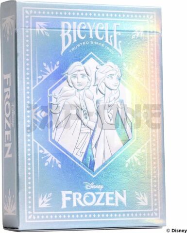 Bicycle Frozen Blue & Purple Baraja De Poker Ultimate