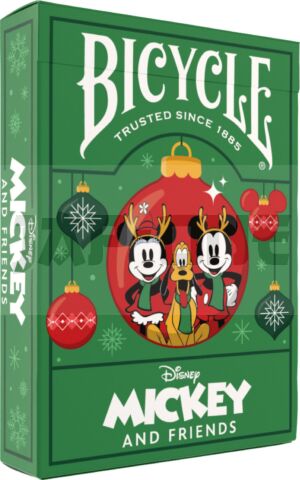 Bicycle Disney Mickey And Friends Holiday Baraja Poker