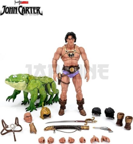 John Carter Of Mars Figurine 17 Cm Frazetta Icon Collectibles 1/12 Scale