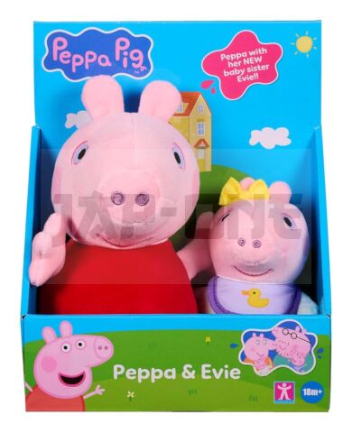Peppa Pig Peluche 2Er Pack