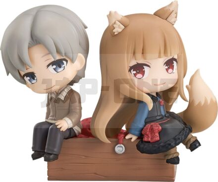 Spice And Wolf: Merchant Meets The Wise Wolf Figurine Mini Memory Mini Lawrence & Holo 8 Cm