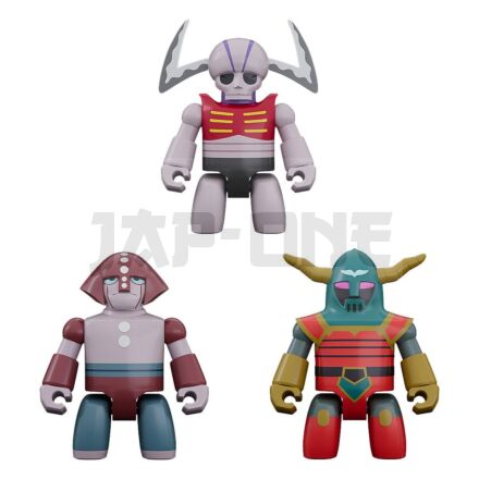 Mazinger Z Figure Brickroid Mechanical Beasts Set 1 5 Cm