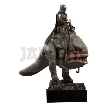 Star Wars The Mandalorian Pack 2 Figurines 1/6 The Mandalorian & Blurrg 37 Cm