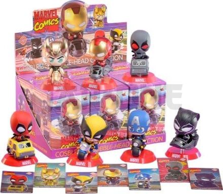 Marvel Cosbi Rider Figurines Mini 9 Cm Blind Box Display (8)