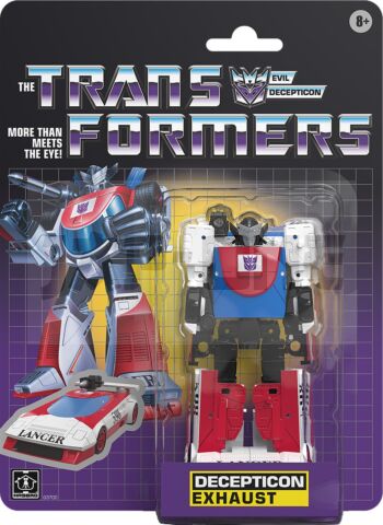 Decepticon Exhaust Figurine 13,2 Cm Transformers Retro G1