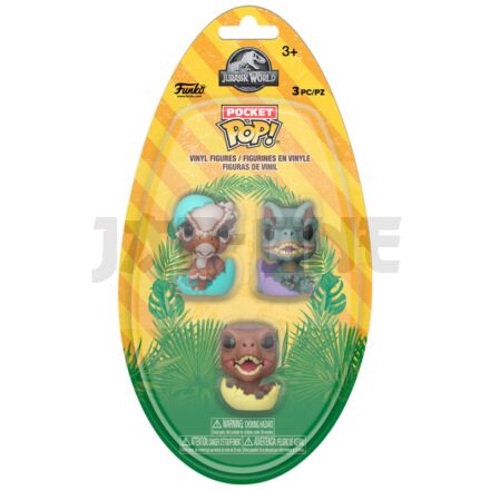 Pocket POP Egg blister 3 figures Jurassic World