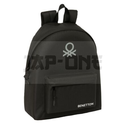 Benetton Black Backpack 42Cm