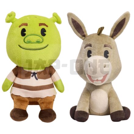 Shrek - Shrek, Donkey And Princess Fiona Assorted Plush Toy 17Cm