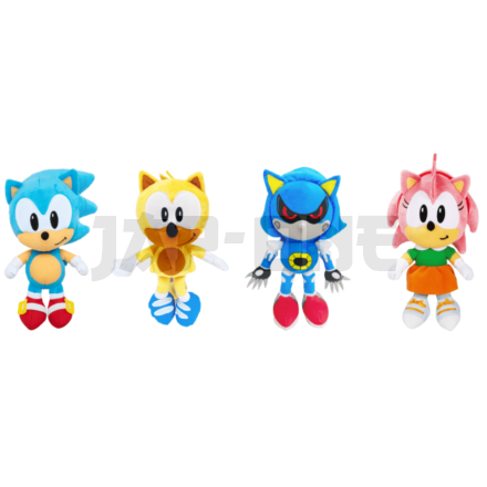 Sonic The Hedgehog - Sonic Wave 11 Assorted Peluche Toy 23Cm