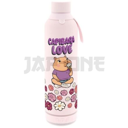 Capybara Love Thermal Bottle With Speaker 600Ml