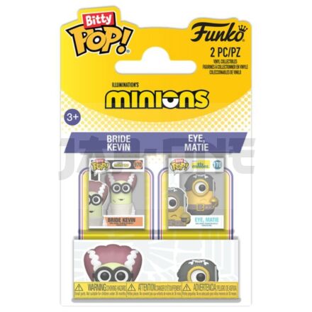 Bitty POP pack 2 figures Minions Kevin & Eye