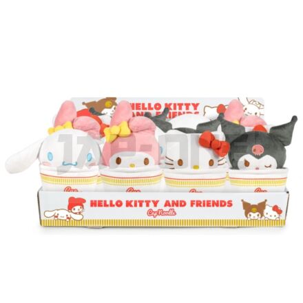 Hello Kitty & Friends Cup Noodles Assorted Peluche Toy 16Cm