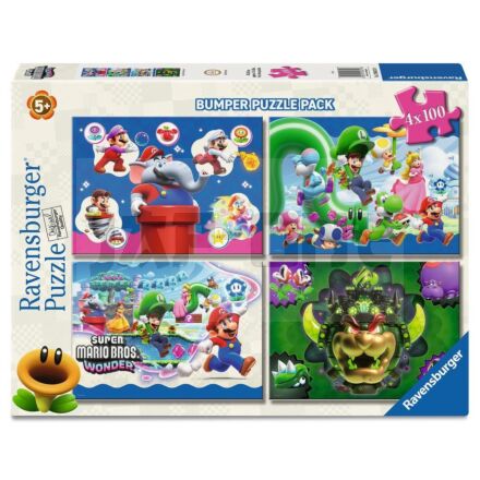 Super Mario puzzle 4x100pcs