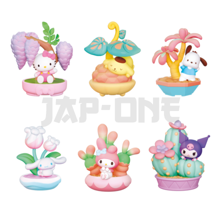 Hello Kitty And Friends Memo Stand Potted Delight Assorted Figur