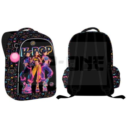 Kpop Sac À Dos Pompon Key Ring + Metal Pins 43Cm