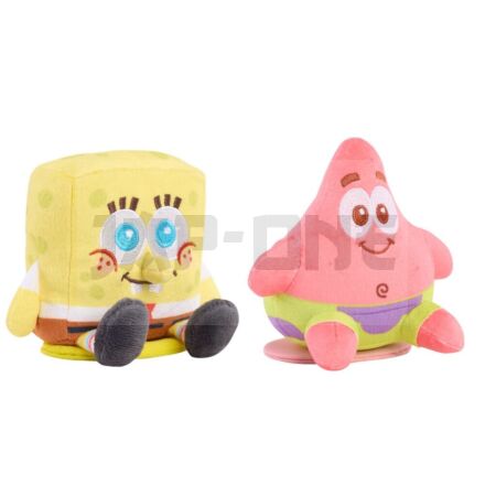 Spongebob - Spongebob And Patrik Assorted Plüschfigur Toy Shoulder 9Cm