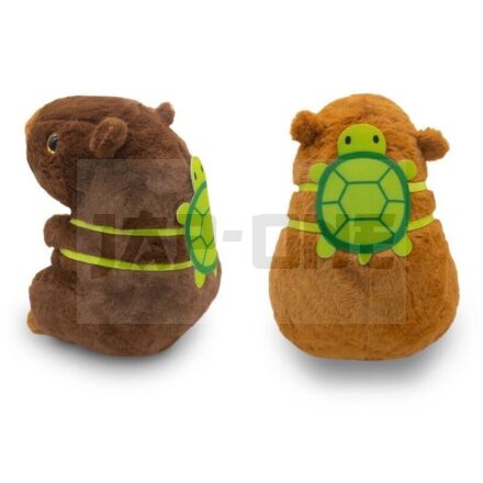 Capybara With Backpack Assorted Peluche Toy 40Cm