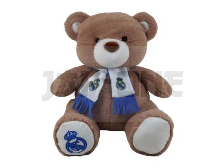 Real Madrid Bear Scarf Peluche Toy 32Cm