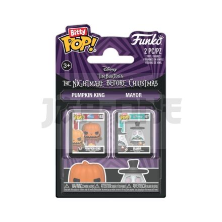 Bitty POP pack 2 figures Disney The Nightmare Before Christmas Pumpkin King & Mayor