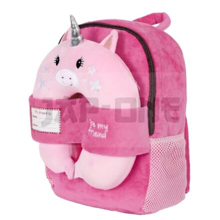 Unicorn Plush + Mochila 27Cm