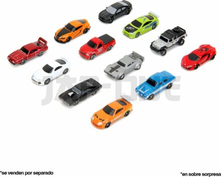 Sobre Figura 4 Cm Fast & Furious Cars Nano Metalfigs (En Surtido X24 8435450270123)