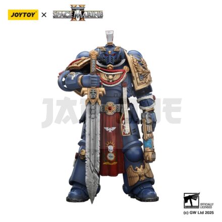 Warhammer 40,000: Space Marine 2 Figurine Ultramarines Relic Primus Armourwith Plasma Pistol And Combat Blade 13 Cm