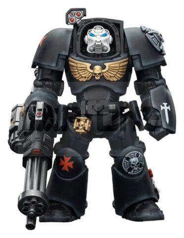 Warhammer 40,000 Figurine Black Templars Terminator 3 With Power Fist And Assault Cannon 14 Cm