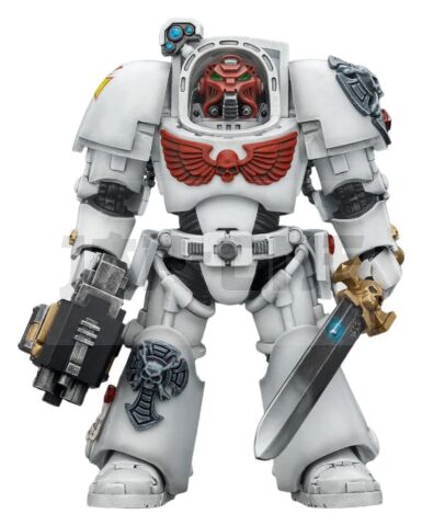 Warhammer 40,000 Figurine White Scars Terminator 1 With Power Sword And Storm Bolter 14 Cm