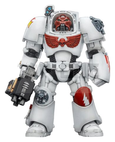 Warhammer 40,000 Figurine White Scars Terminator 2 With Power Fist And Storm Bolter 14 Cm