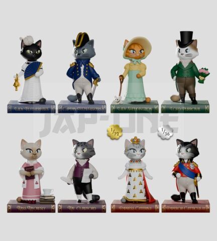 Regency Cats Présentoir Blind Box Figurines Mini S1 9 Cm (6)