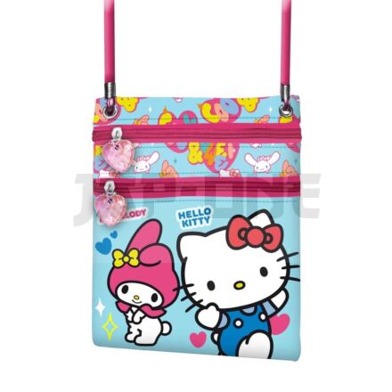 Sanrio Sac Bandoulière Vertical Action Hello Kitty Friendship Blue