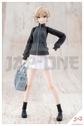 Sousai Shojo Teien figurine Plastic Model Kit 1/10 Rui Saotome Touhou High School Tracksuit Dreaming Style Midnight Onyx 16 cm