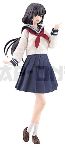 Sousaishojoteien Plastic Model Kit 1/10 Kiru Pla Kuon Yakushiji Touou High School Uniform 16 cm