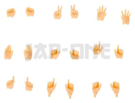 Megami Device M.S.G. accessoire pour figurines Plastic Model Kit 09 Hand Set Skin Color D