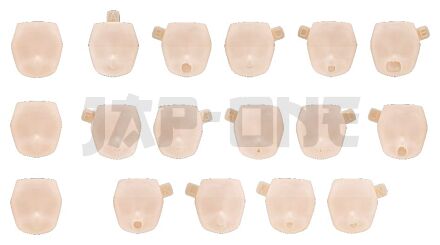 Megami Device M.S.G. accessoire pour figurines Plastic Model Kit 10 Face Set Puni Mofu 01 Skin Color A