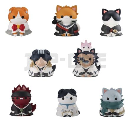 Bleach Mega Cat Project Mini-Figuras 3 Cm Thousand-Year Blood War Bleach Nyan Assortiment Boîte-Mystère (8) (Repeat)