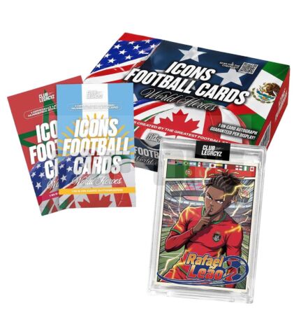 Mini Box Display Icons Football Cartes: World Herores 4Th Edition (10 Cartas) - Club Legacyz En