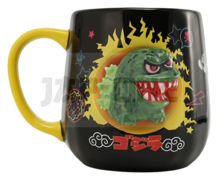 Tokidoki X Godzilla Tasse 2D Relief Figural